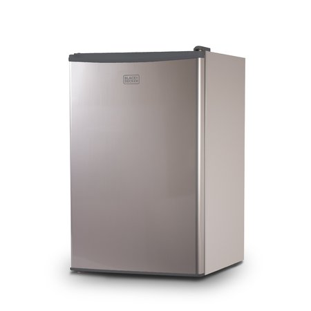 BLACK & DECKER Compact Refrigerator Energy Star Single Door Mini Fridge with Freezer, 4.3 Cubic Ft., VCM BCRK43V